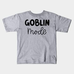 Goblin Mode T Shirt Funny T-Shirt For Teenager Kids T-Shirt